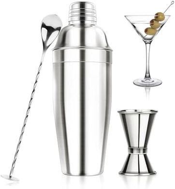 Ohtomber 24oz Stainless Steel Cocktail Shaker Set with Tools
