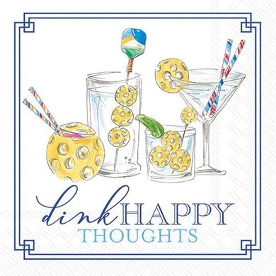 Rosanne Beck Pickleball Party Napkins (20, 3-ply, 5x5")