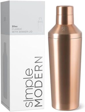 Simple Modern 20oz Gold Cocktail Shaker Set with Jigger
