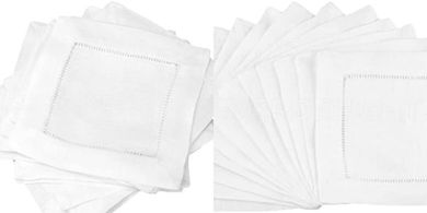 Luxury Linen Cocktail Napkins (12 Pack)
