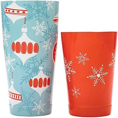 Barfly Holiday Cocktail Shaker Tin Set
