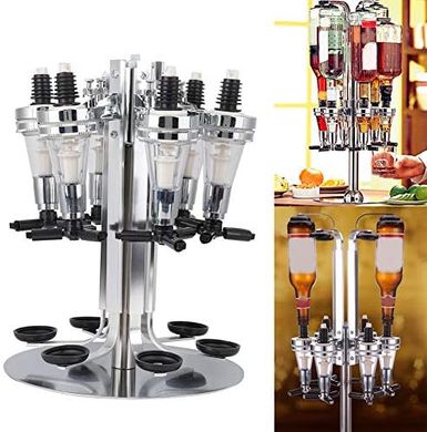 Rotating Liquor Dispenser for Home Bars & Parties
