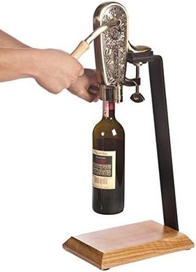 Franmara Le Grape Brass Wine Opener with Stand
