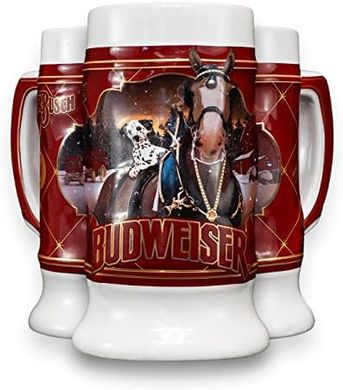 Budweiser Clydesdale Holiday Stein: Collector