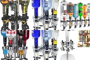 6 bottle liquor dispenser