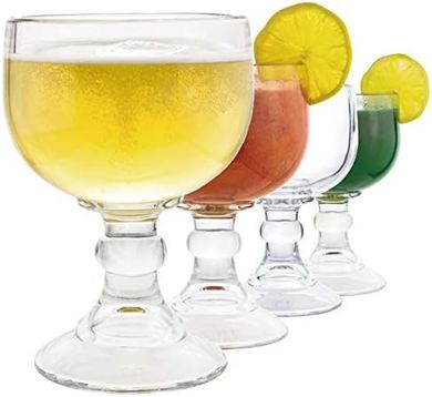 Chefcaptain Margarita Goblets: 4-Pack, 21.5 oz, Lead-Free
