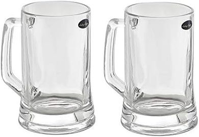 Amlong Crystal Beer Mugs (16 oz, Set of 2)
