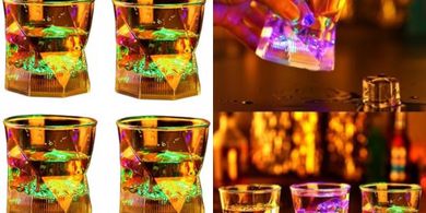 LED Light-Up Acrylic Tumblers (Set of 4)
