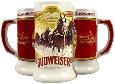 Budweiser Clydesdale Holiday Stein: 91st Anniversary Collector