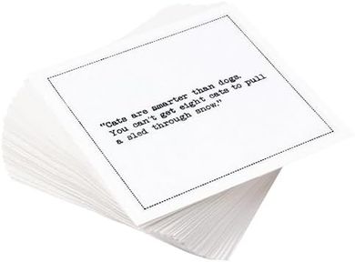 Five Star White Cotton Cocktail Napkins (50, 4.5x4.5")