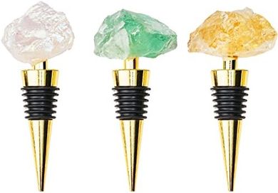 Yougoals Crystal Wine Stoppers Gift Set (3pcs)
