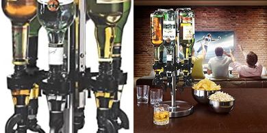 OGGI Professional 6-Bottle Rotating Liquor Dispenser
