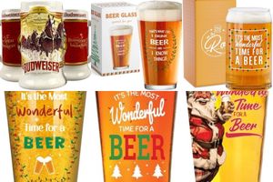 christmas beer mugs