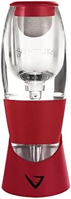 Vinturi Red Wine Aerator: Enhanced Flavor, Smooth Finish, No-Drip Base
