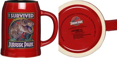 Jurassic Park T-Rex Beer Stein Mug
