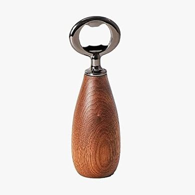 Vintage Walnut Wood Beer & Cider Bottle Opener
