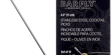 Stainless Steel Barfly Cocktail Picks
