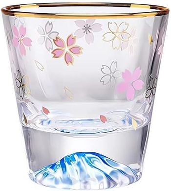 Japanese Sakura Old Fashioned Rocks Glass (9oz)
