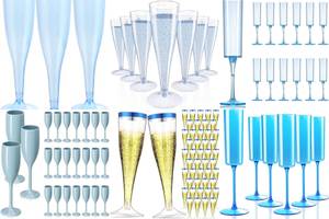 9 Stunning Blue Champagne Flutes You'll Love