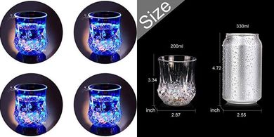 LED Color-Changing Party Cups (4-Pack)
