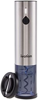 Ivation Automatic Wine Opener: Rechargeable, LED-lit, 50+ bottle charge.
