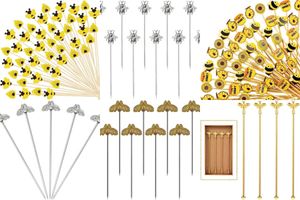 bee cocktail picks