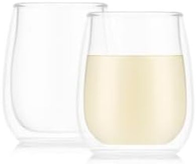 Bodum Skal Chardonnay Double-Wall Glasses (Set of 2)
