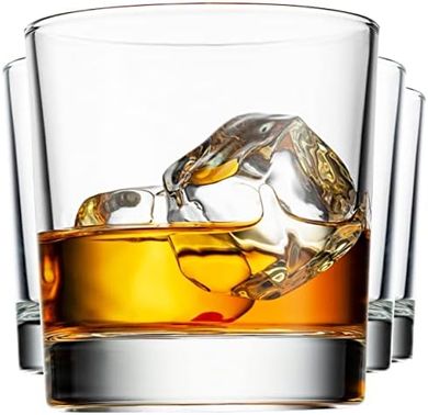 Godinger Italian Old Fashioned Whiskey Glasses (Set of 4)
