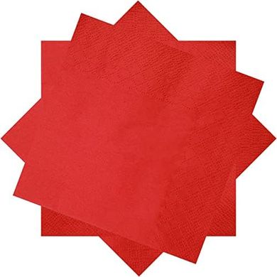 Red Cocktail Napkins: 300 Count, 2-Ply, Disposable
