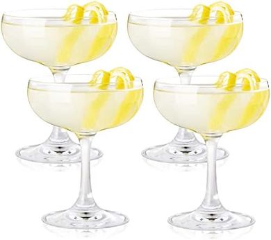 Coupe Margarita Martini Glasses, 7oz, Set of 4
