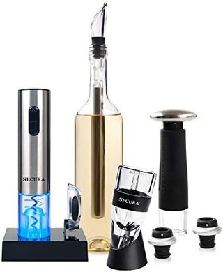 Secura 12-Piece Wine Accessory Set: Opener, Aerator, Saver & Stoppers
