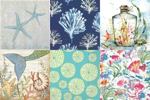 10 Stunning Coastal Cocktail Napkins