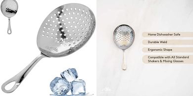 Professional Julep Strainer: Stainless Steel, for Cocktails
