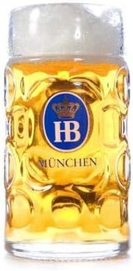 Hofbrauhaus Munich 1-Liter Dimpled Beer Stein
