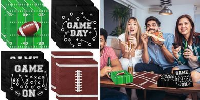 Football Party Napkins: 75 Touchdown Napkins for Game Day
