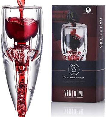 Vintorio Omni Wine Aerator Set: Premium Decanter with Gift Box
