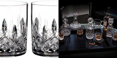 Lismore Crystal Tumblers, Set of Two
