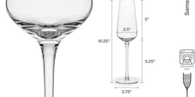 Mikasa Samantha Champagne Flutes (Set of 4, 10.5 oz)
