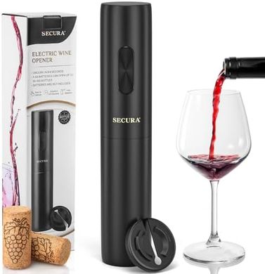 Secura Electric Wine Opener: Automatic, Reusable, & Easy
