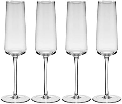 Mikasa Cora Clear Glass Flutes (Set of 4)
