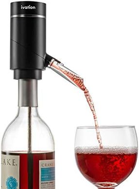 Ivation Automatic Wine Aerator & Dispenser: Touch-Free Pouring
