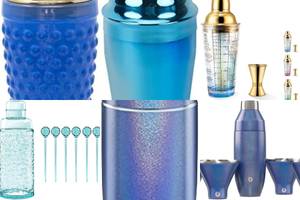 8 Stunning Blue Cocktail Shakers You'll Love