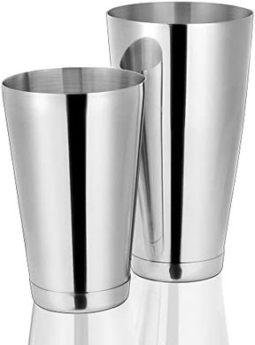 Pro Bartender Cocktail Shaker Set: Stainless Steel Boston Shakers
