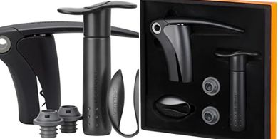 Le Creuset Black & Grey 5-Piece Wine Tool Gift Set
