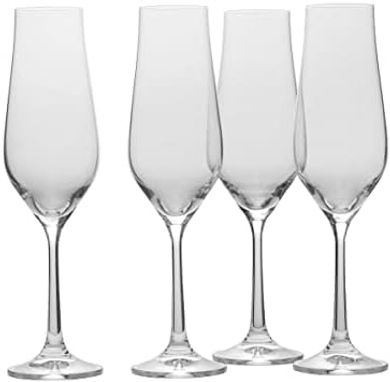 Mikasa Grace Champagne Flutes (Set of 4, 8 oz)
