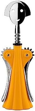 Alessi Anna G. corkscrew: yellow resin & chrome.
