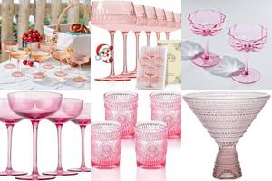 10 Stunning Pink Cocktail Glasses You'll Love