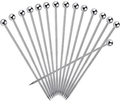 Reusable Stainless Steel Cocktail Picks (15 pc, 4.3")
