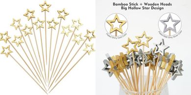 Minisland Bamboo Cocktail Picks: 50 Festive 5.5" Picks
