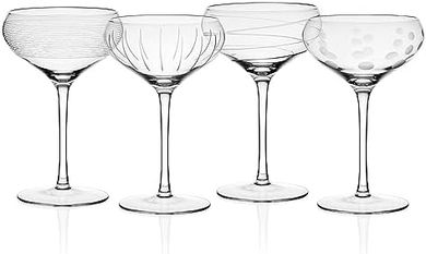 Mikasa Cheers Coupe Champagne Glasses (4-piece, 15 oz)
